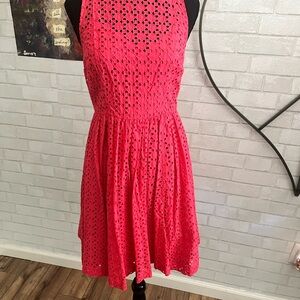 Tracy Reese Vibrant Pink Mini Dress